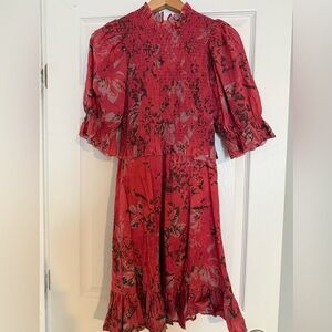 Area dress purchased from Nordstrom, pink floral, size M
